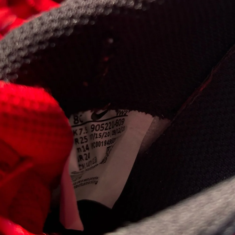 Nike Force 1 '18 (TD) Lace-Up Red Leather Trainers 905220 609 Sneakers Toddler - Picture 8 of 8